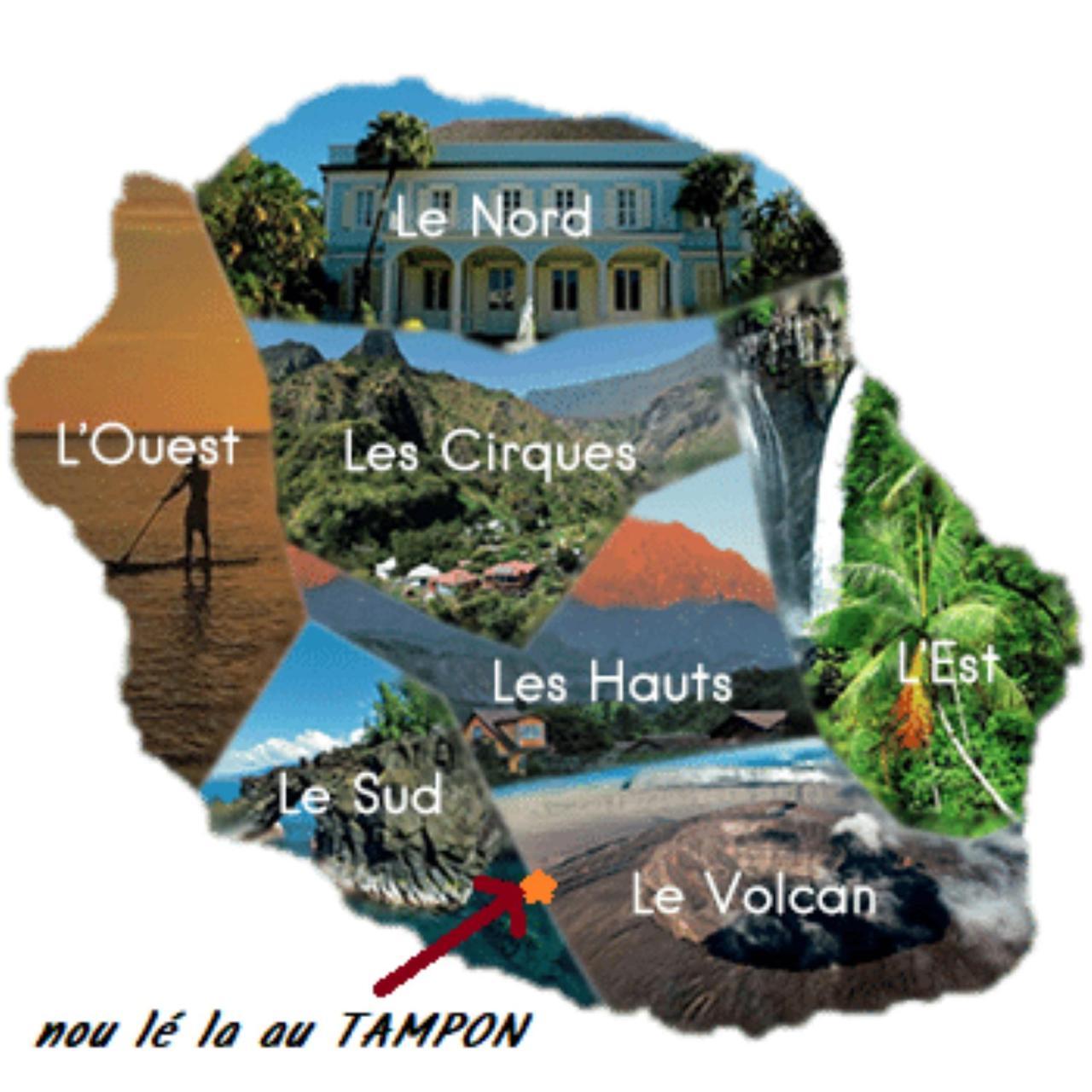 Kaz Mado - Meuble De Tourisme Classe 3 Etoiles Le Tampon Eksteriør bilde